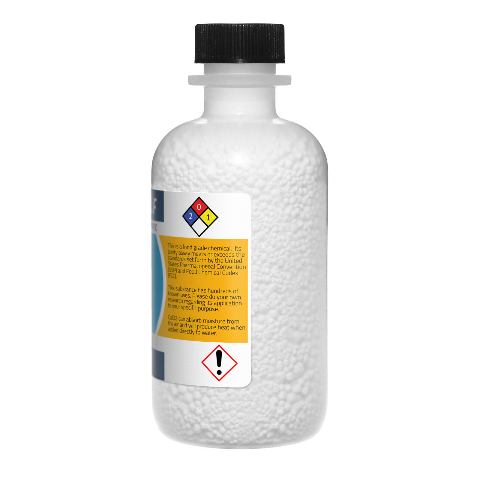 Calcium Chloride Prills, 4oz, Food Grade 99% Pure, Sturdy Bottle SHIPS SAME DAY