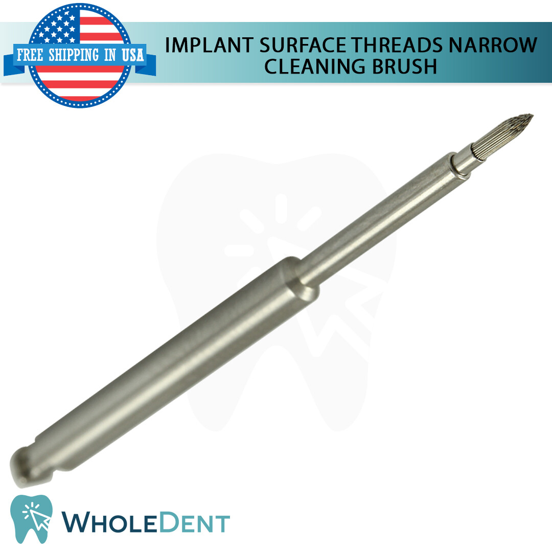Titanium Bristles Surface Cleaning Brush For Dental Im plant Peri-Im plantitis