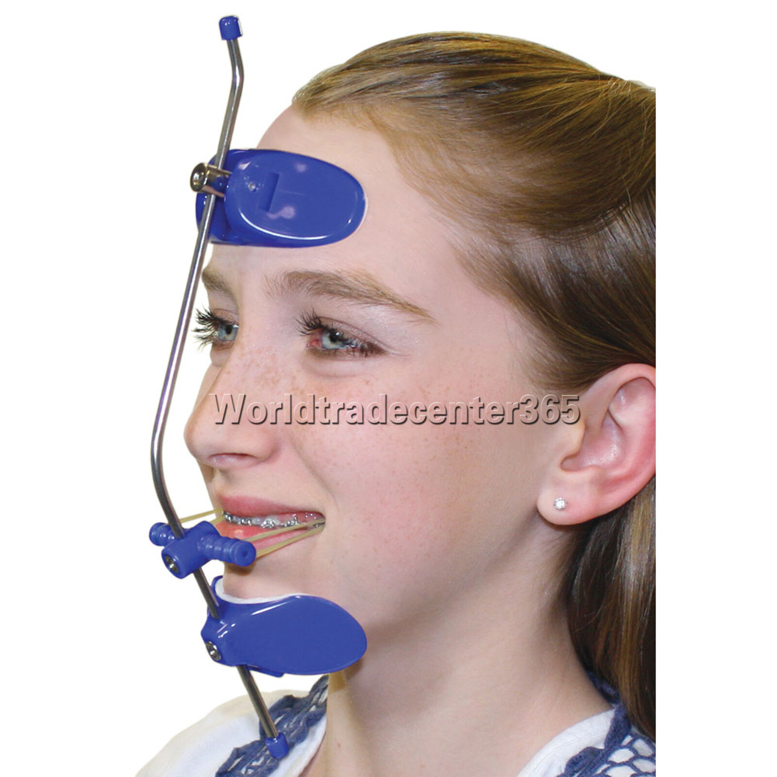 Dental Orthodontic Reverse Forward Pull Headgear Facemask Adjustable Face Mask