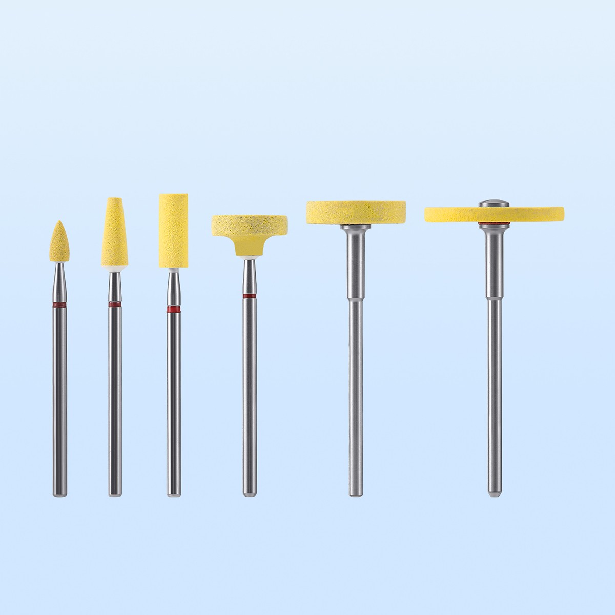 USA Dental HP Rubber Diamond Polisher Wheel Disc /Zirconia Porcelain Polish Burs