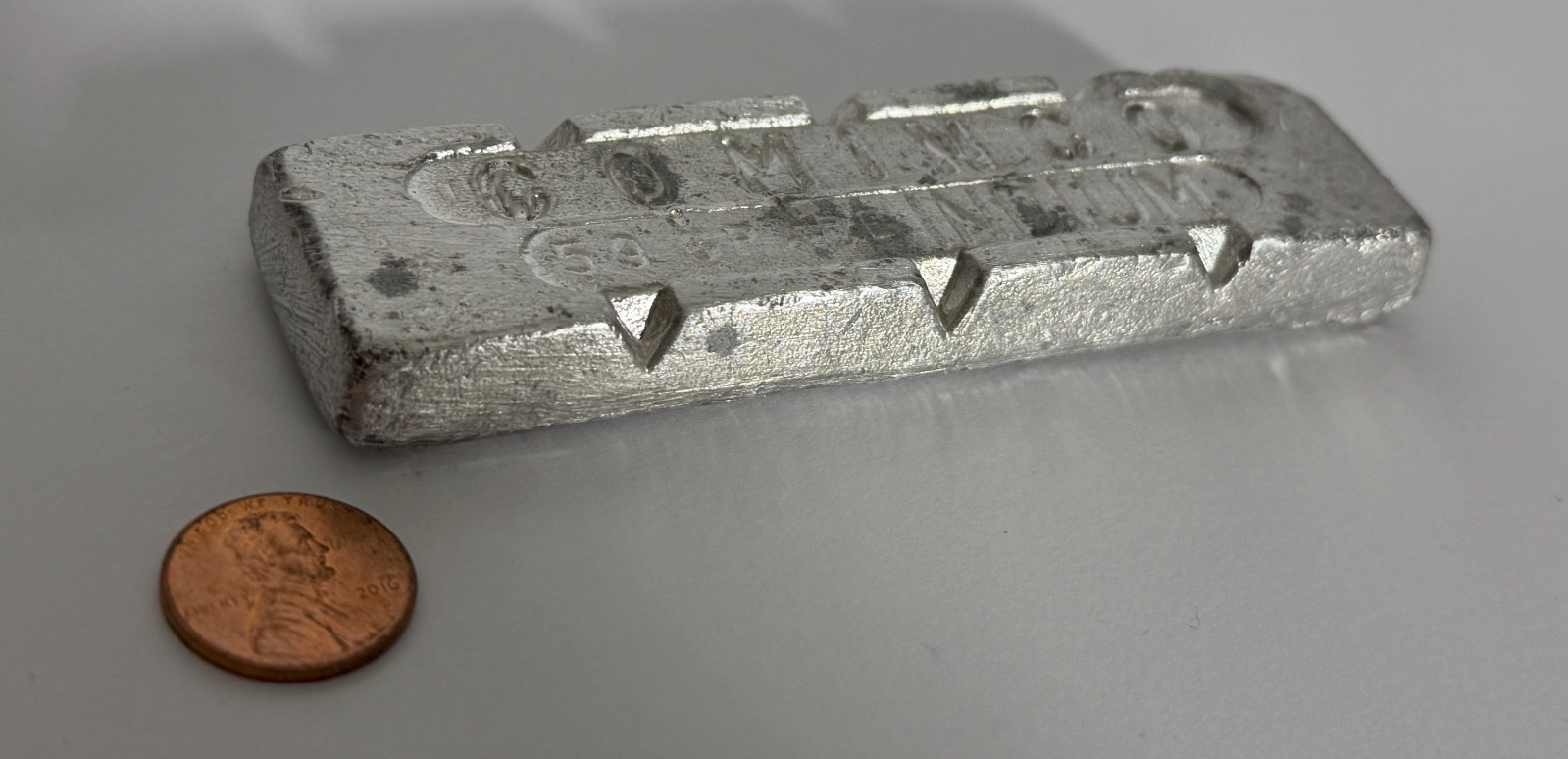Indium Metal, Ultra pure, 99.999%, 300 grams