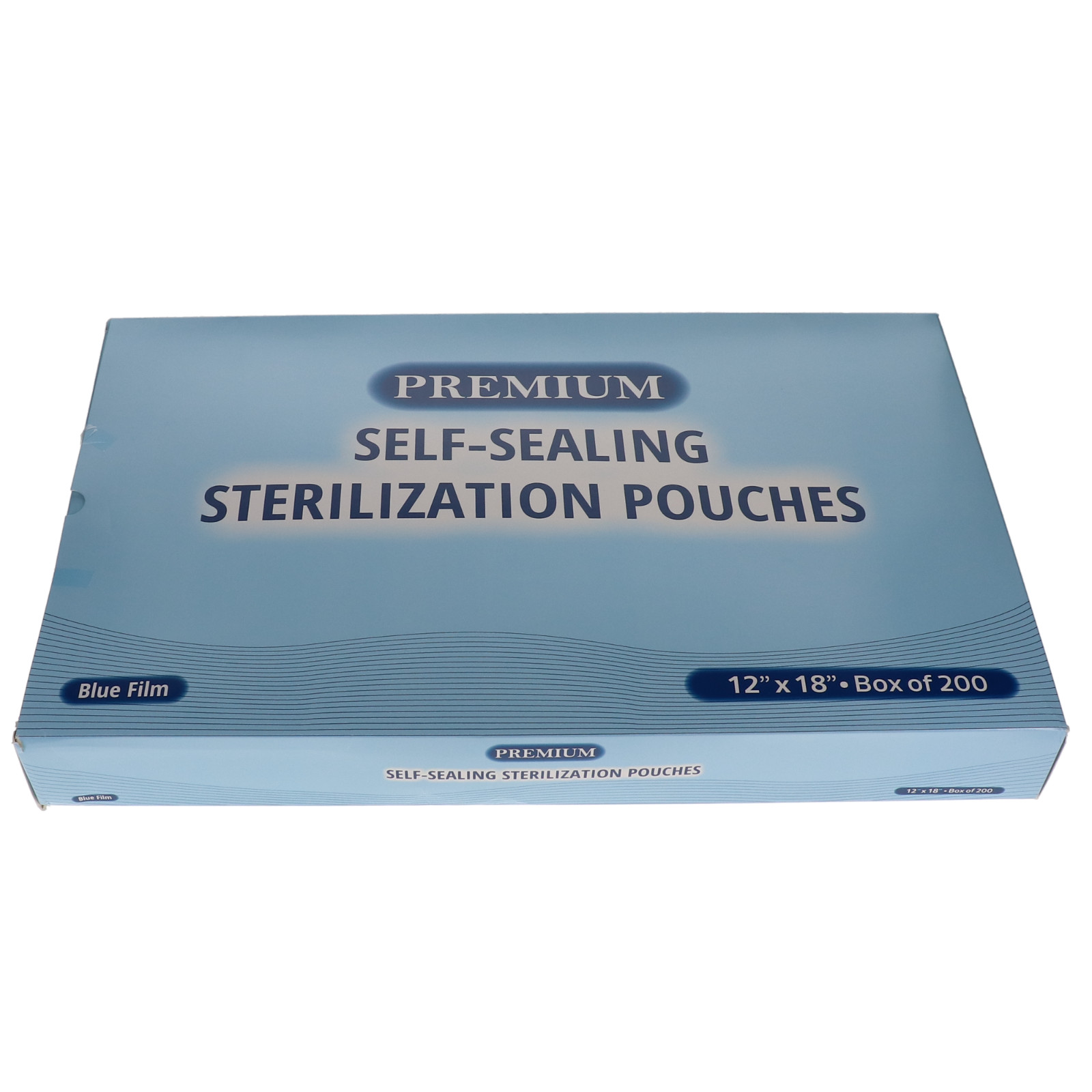 House Brand Dentistry 100532 Sterilization Pouches Paper/Blue Film 12″x18″ 200Bx