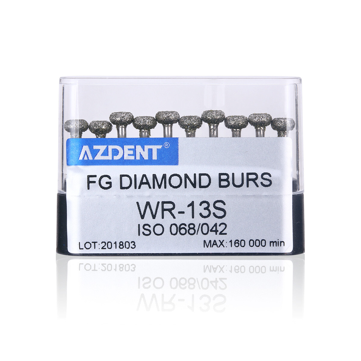 AZDENT Dental Super Coarse Diamond Burs Drills FG For High Speed Handpiece