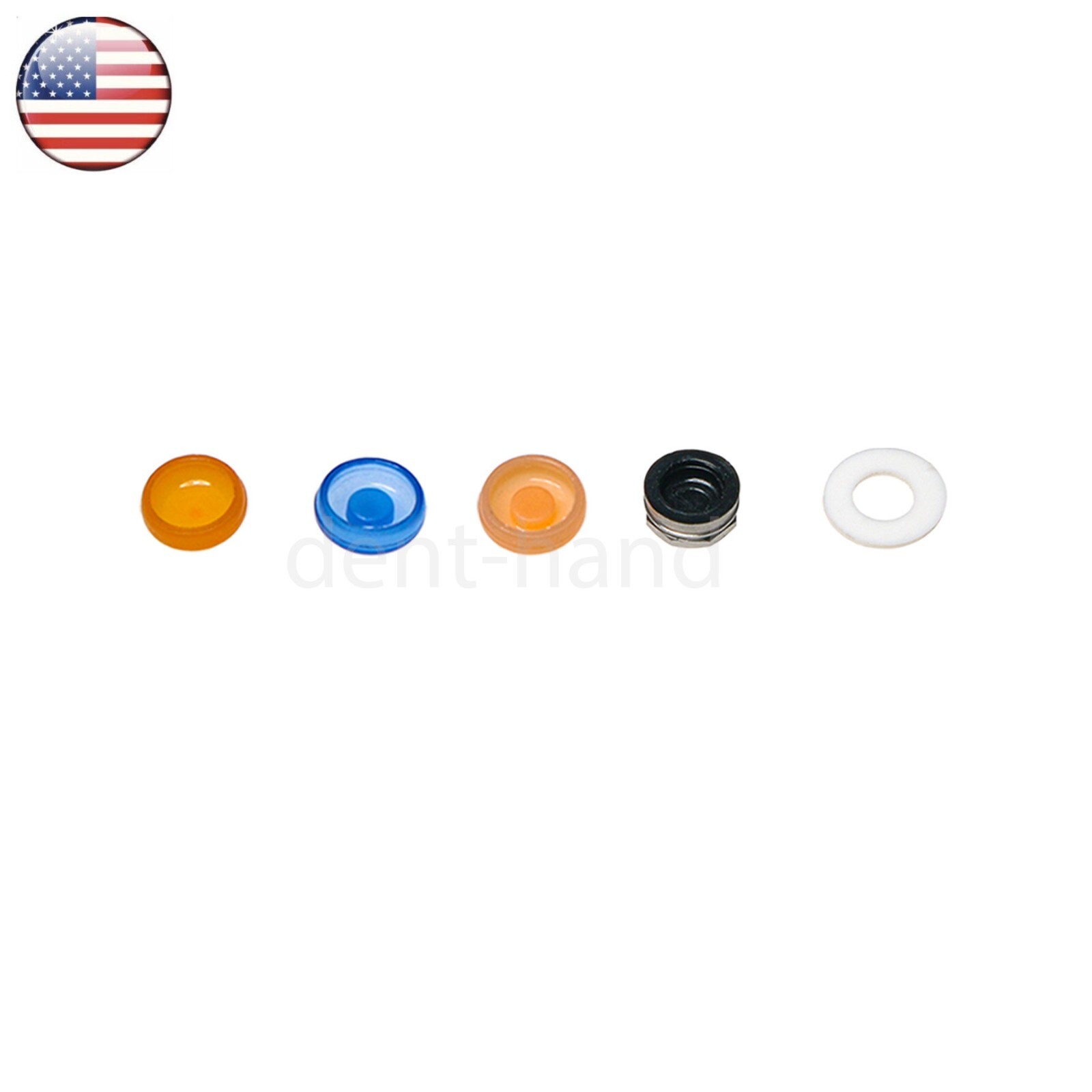 5Pcs Universal Dental Overdenture Retention Caps Metal Housing Kit for Implant