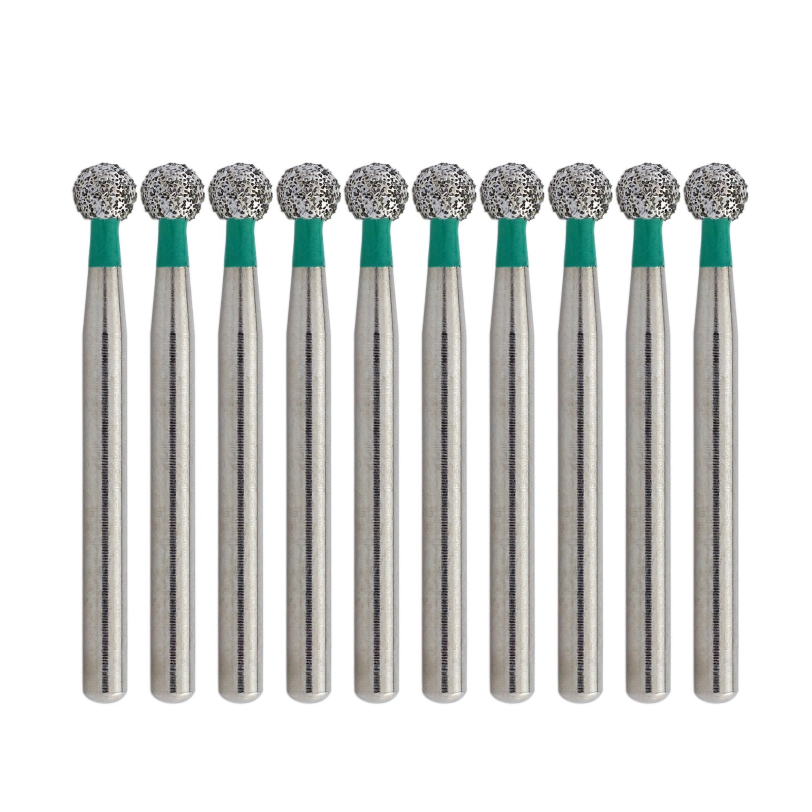 Dental Diamond Burs Round Ball Bur 801/023C Coarse Grit High Speed 2.3mm 19mm