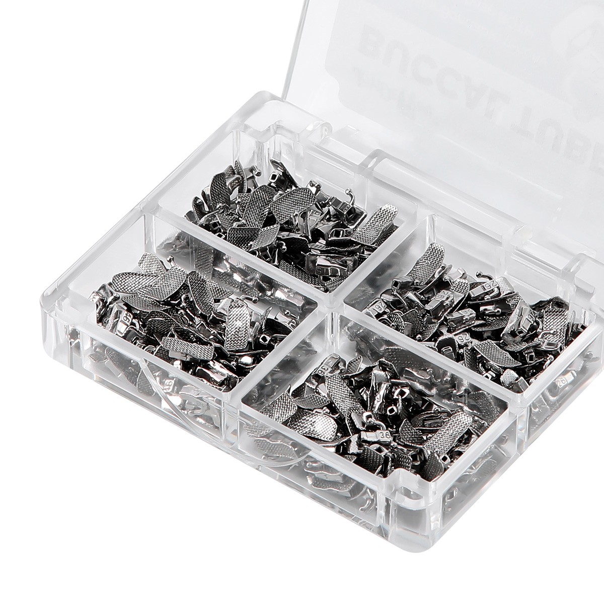 200PCS Dental Ortodoncia Tubos bucales de MBT 022 1er Molar Bondable Non-Conver