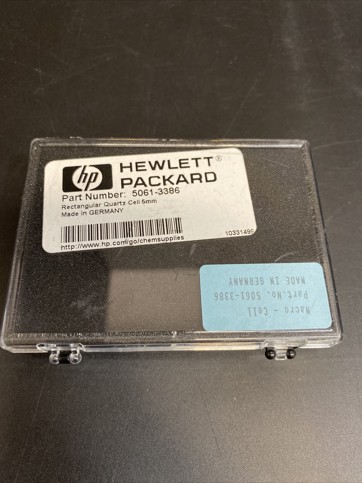 Agilent Quartz Flow Cell Rectangular 5 mm 1.75 ml