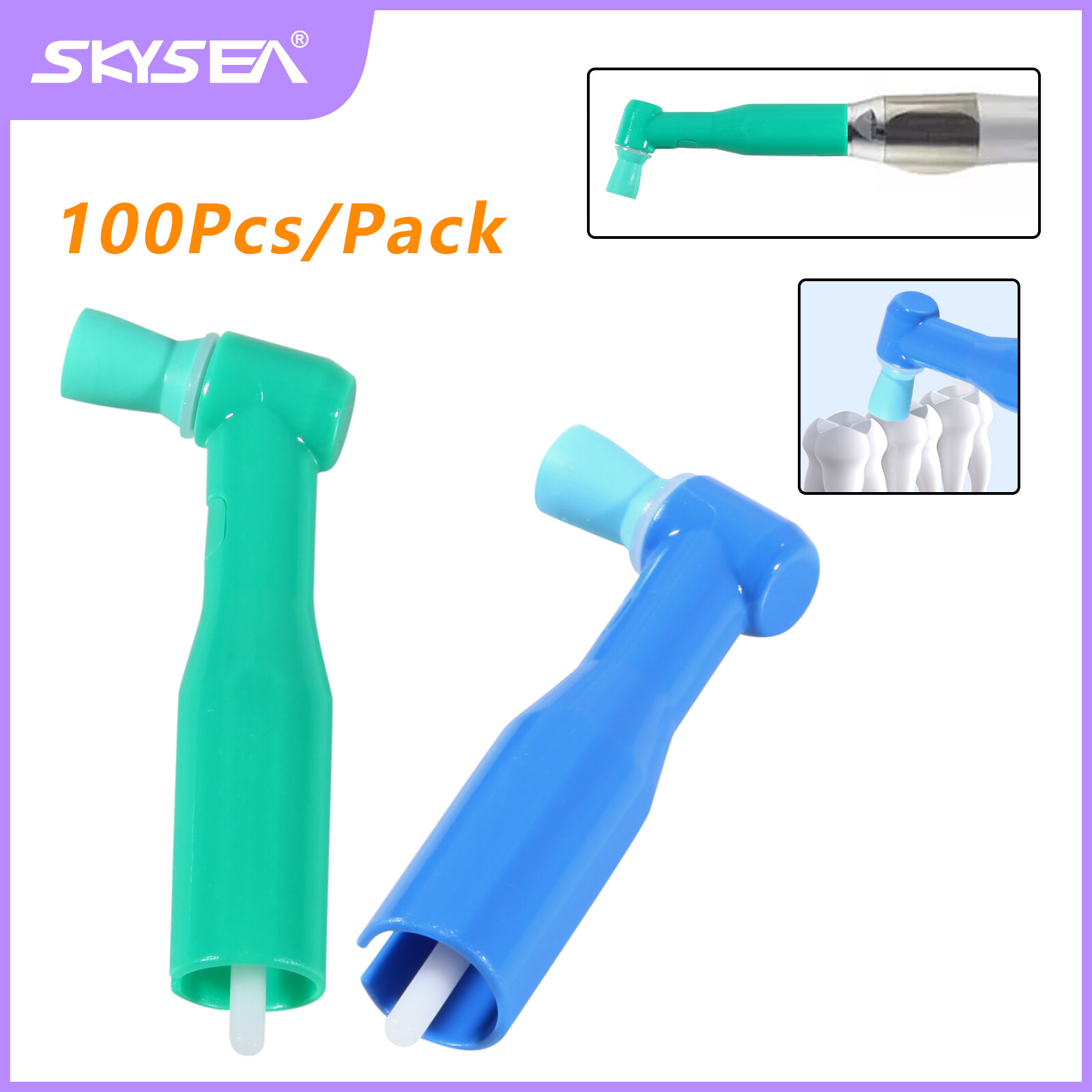 Dental Disposable Prophy Angles 105° Contra Angles Top Money Back Guarantee!