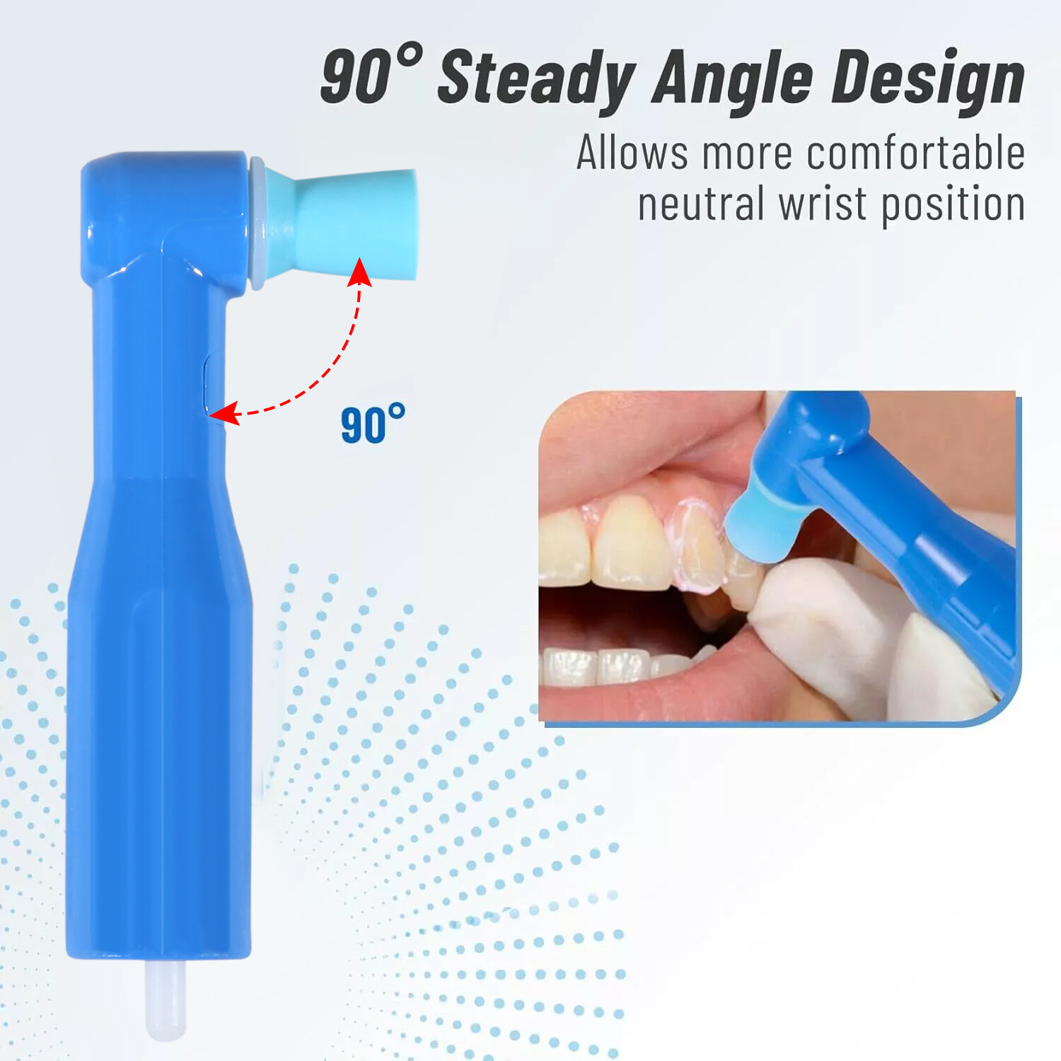 100 pcs Dental Disposable Prophy Angles Top Quality Money back guarantee Firm