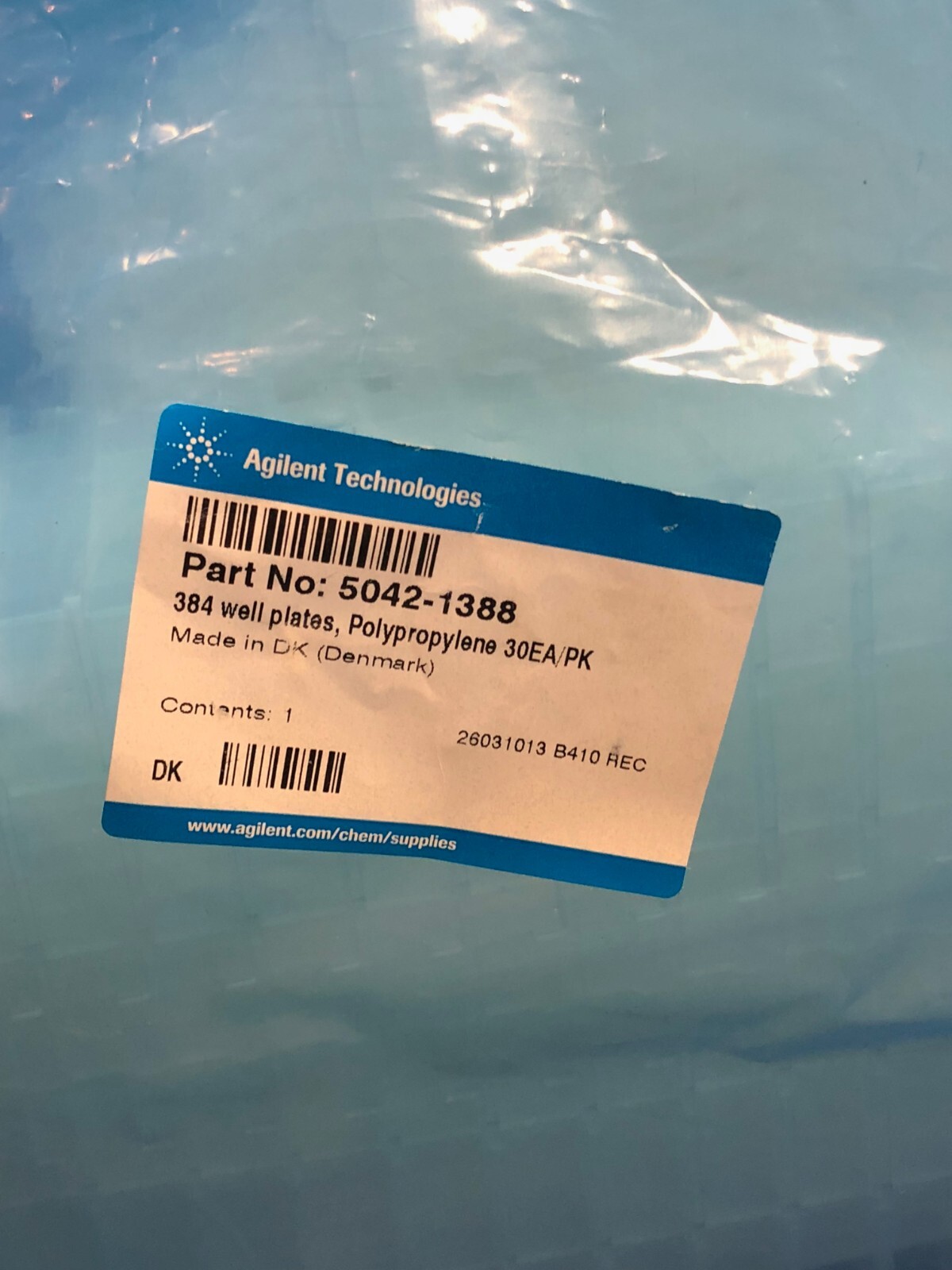 Agilent Technologies Part No 5042-1388 Well Plates
