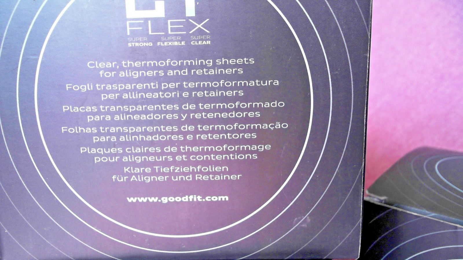 Bulk lot of GT FLEX dental thermal forming sheets by Good Fit