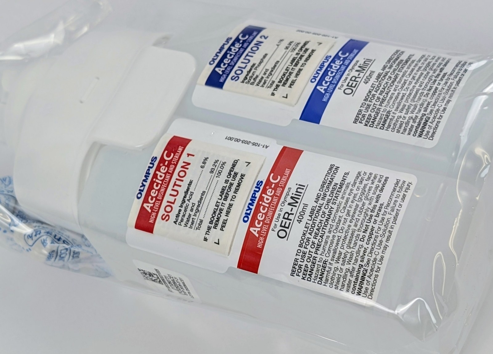 Olympus Acecide-C High Level Disinfectant & Sterilant OER-Mini 400ml 2-Boxes