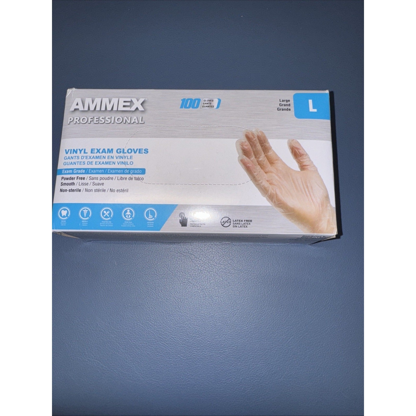 AMMEX VPF66100 Medical Vinyl Glove – 100 Pieces
