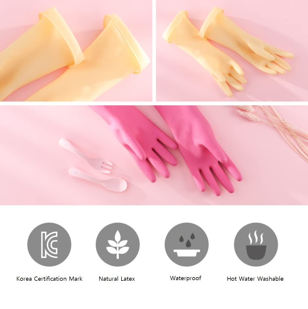 (2 Pairs) Kids, Children Reusable Multipurpose Waterproof Hand Protection Rub…