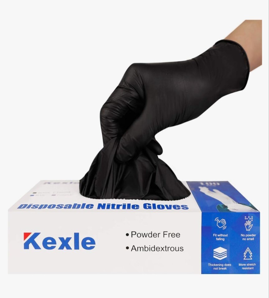 Nitrile Disposable Gloves Pack of 100 Latex Free Safety Cooking Working Medium