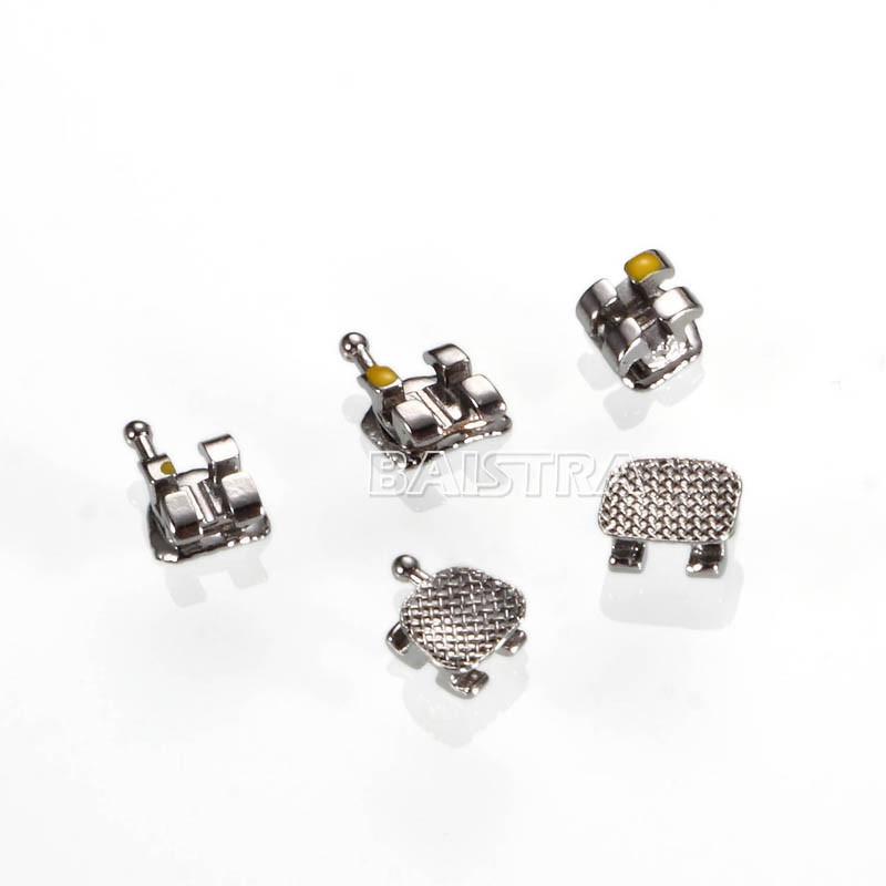 AZDENT Dental Orthodontic Brackets Metal Braces Mini Roth/MBT .022 Hooks 345/3