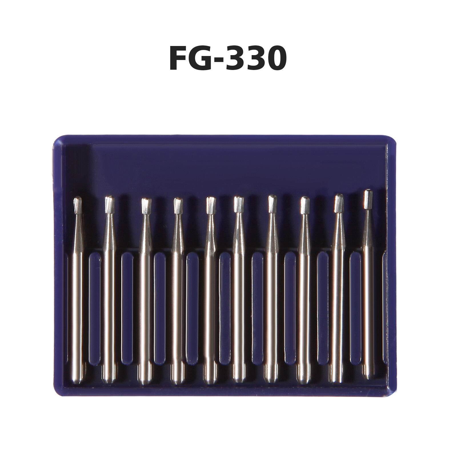 Dental Carbide Burs FG # 330 Pear for High Speed Handpiece 10 per box USA