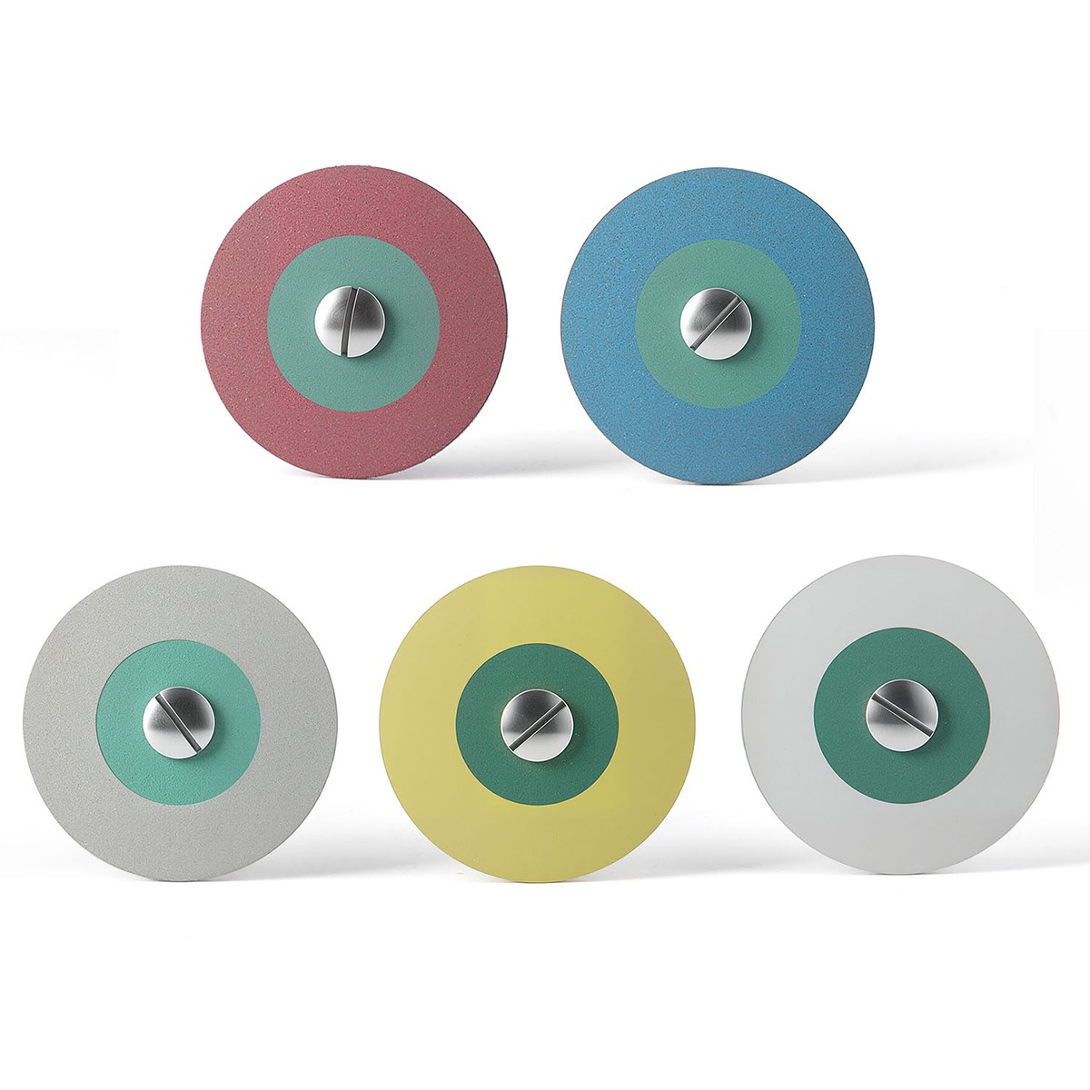 USA Dental HP Rubber Diamond Polisher Wheel Disc /Zirconia Porcelain Polish Burs
