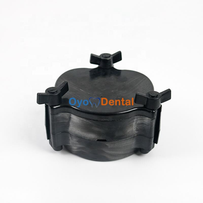 Dental Laboratory Black Polycarbonate Microwave Denture Lab Polimerization Flask
