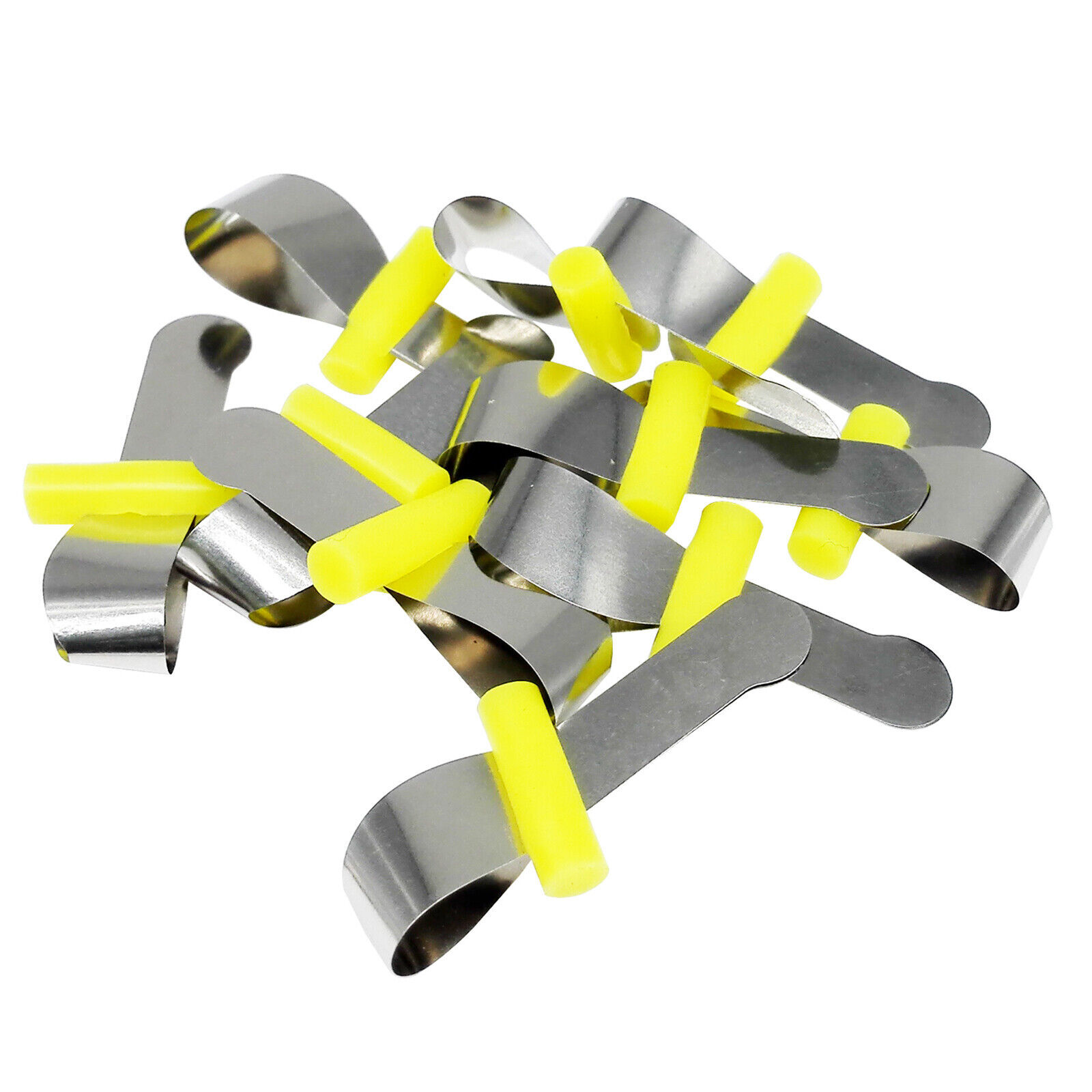 20/50Pcs/Box Dental Retainerless Locker Sectional contoured Metal Matrix Bands