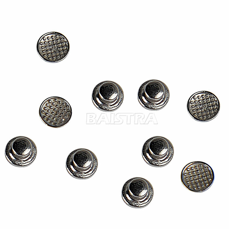 10pcs AZDENT Dental Orthodontic Lingual Buttons Bondable Round Base Monoblock