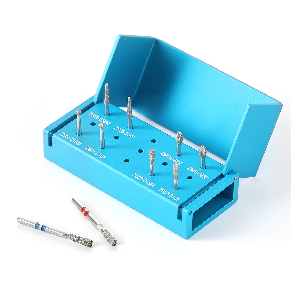 Dental Zirconia Diamond Burs Kit 1.6mm Diamond FG Drill for High Speed Handpiece