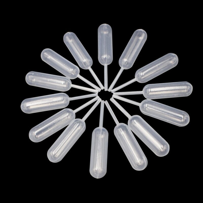 50 Pcs/pack Ice Cream Jelly Milkshake Droppers Straw Dropper For Cake Disposable