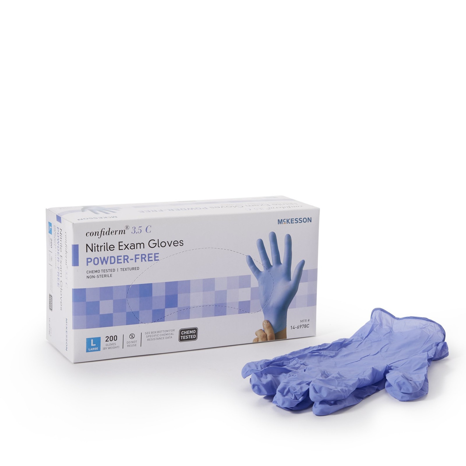 McKesson Confiderm Nitrile Exam Glove – 1000 per Box