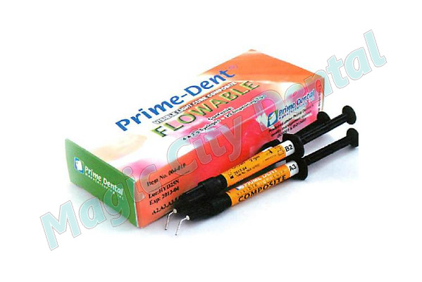 Dental Micro Hybrid Flowable VLC Light Cure Resin Composite 4 Syringe Kit – A3