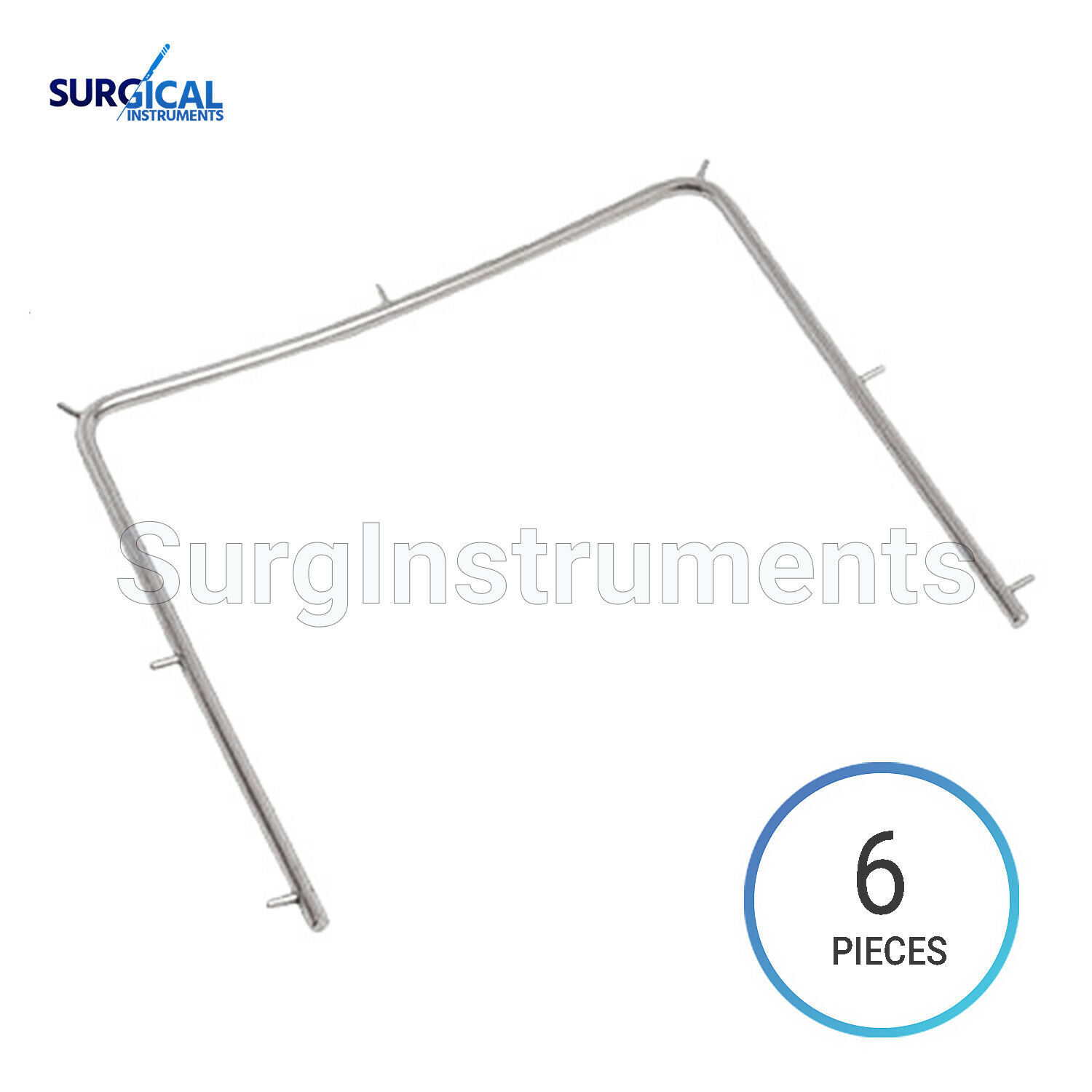 6 pcs Rubber Dam Frame Small 4″ x 4″ Dental Instruments