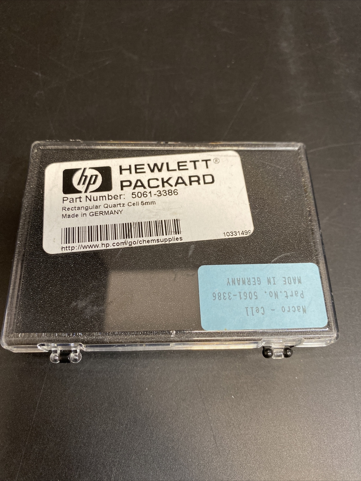 Agilent Quartz Flow Cell Rectangular 5 mm 1.75 ml