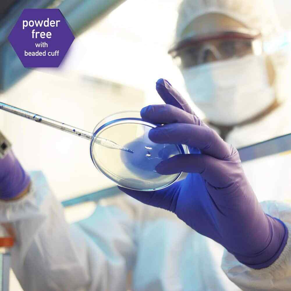 100 Pack Kimtech 55081 Disposable Gloves, Size Small, 6 mil, Nitrile