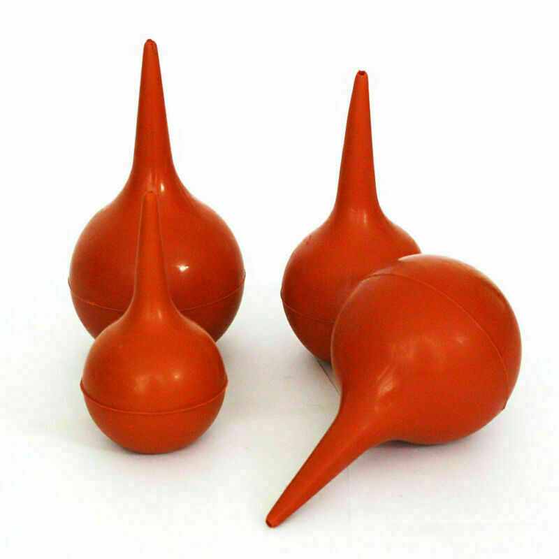 30/60/90/120ml Ear Syringe Bulb Rubber Suction Bulb Pipette Ball Lab Equipment