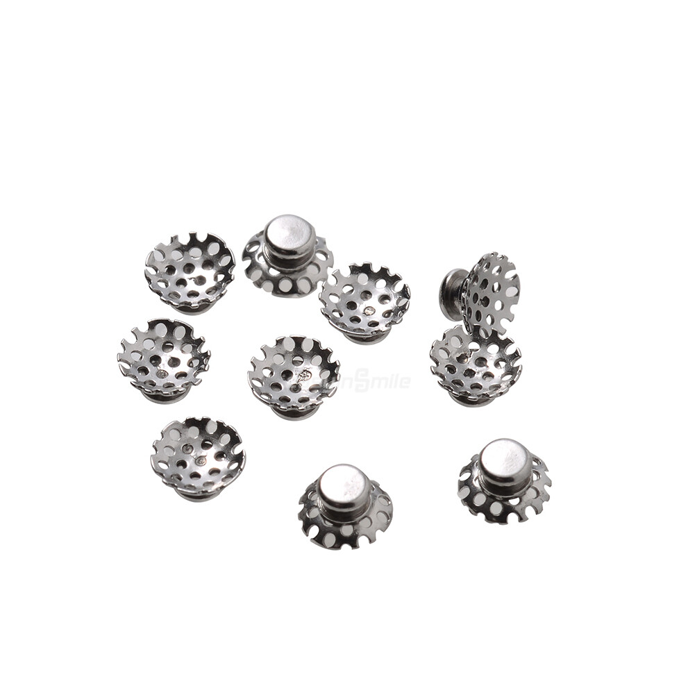 Dental Orthodontic lingual buttons bondable Traction Hooks Crimpable Hooks 10pc