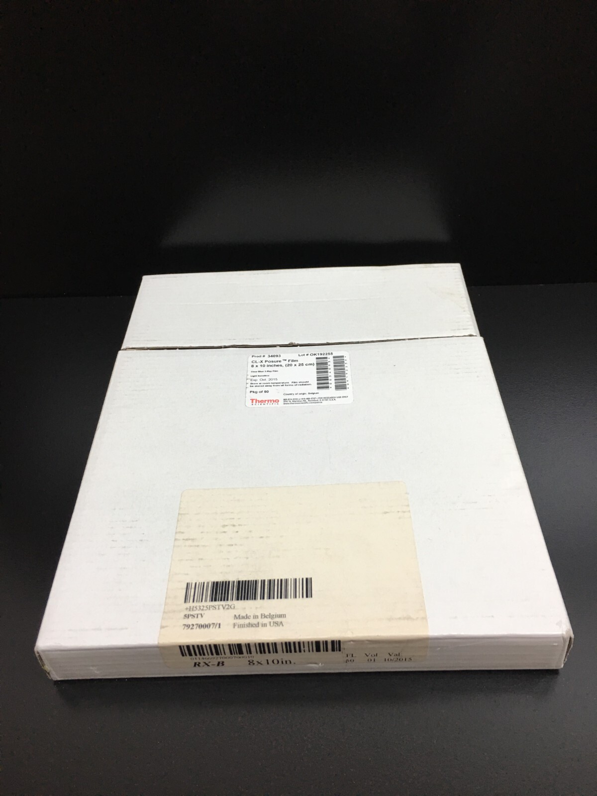 Thermo Scientific PN 34093 CL-X Posure Film 8 x 10 Inches