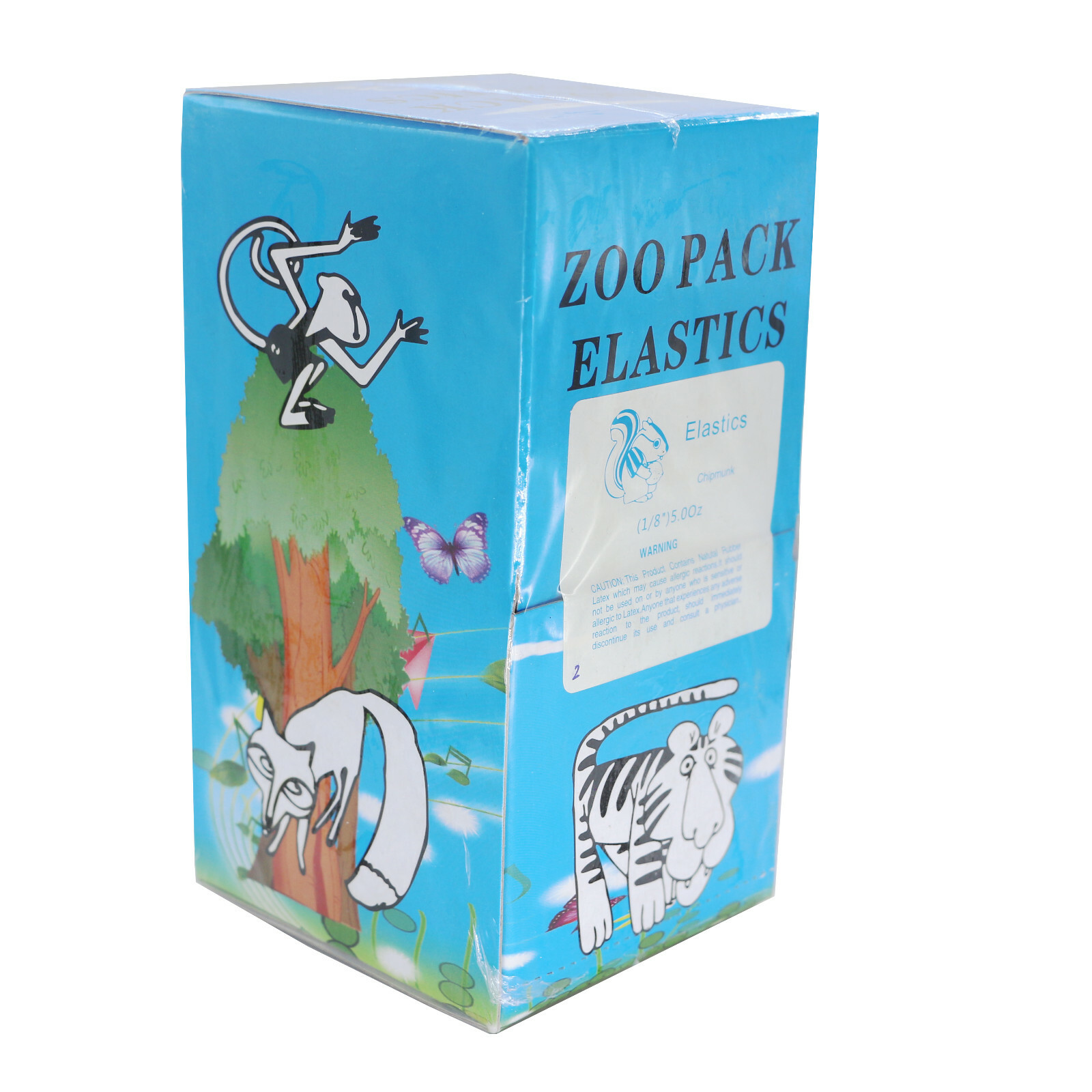 Dental Orthodontic Bands Elastics Rubber Sizes 3.5/5/6.5 Oz 1/8“ Chipmunk