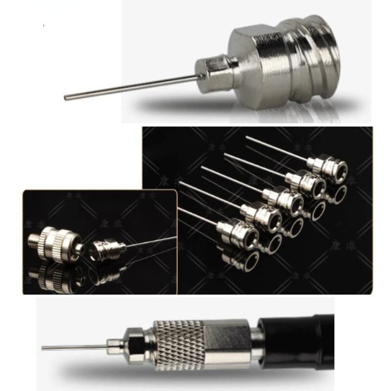 12x Dispensing Needles 1/2″ Stainless Steel Blunt Tip Precision All Metal Multi
