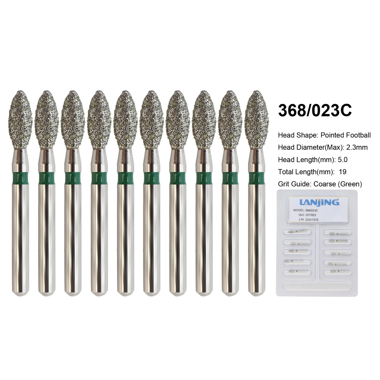 Multi-use DIA-Burs Dental Diamond Burs FG Football Round Pear Barrel 330 856 850