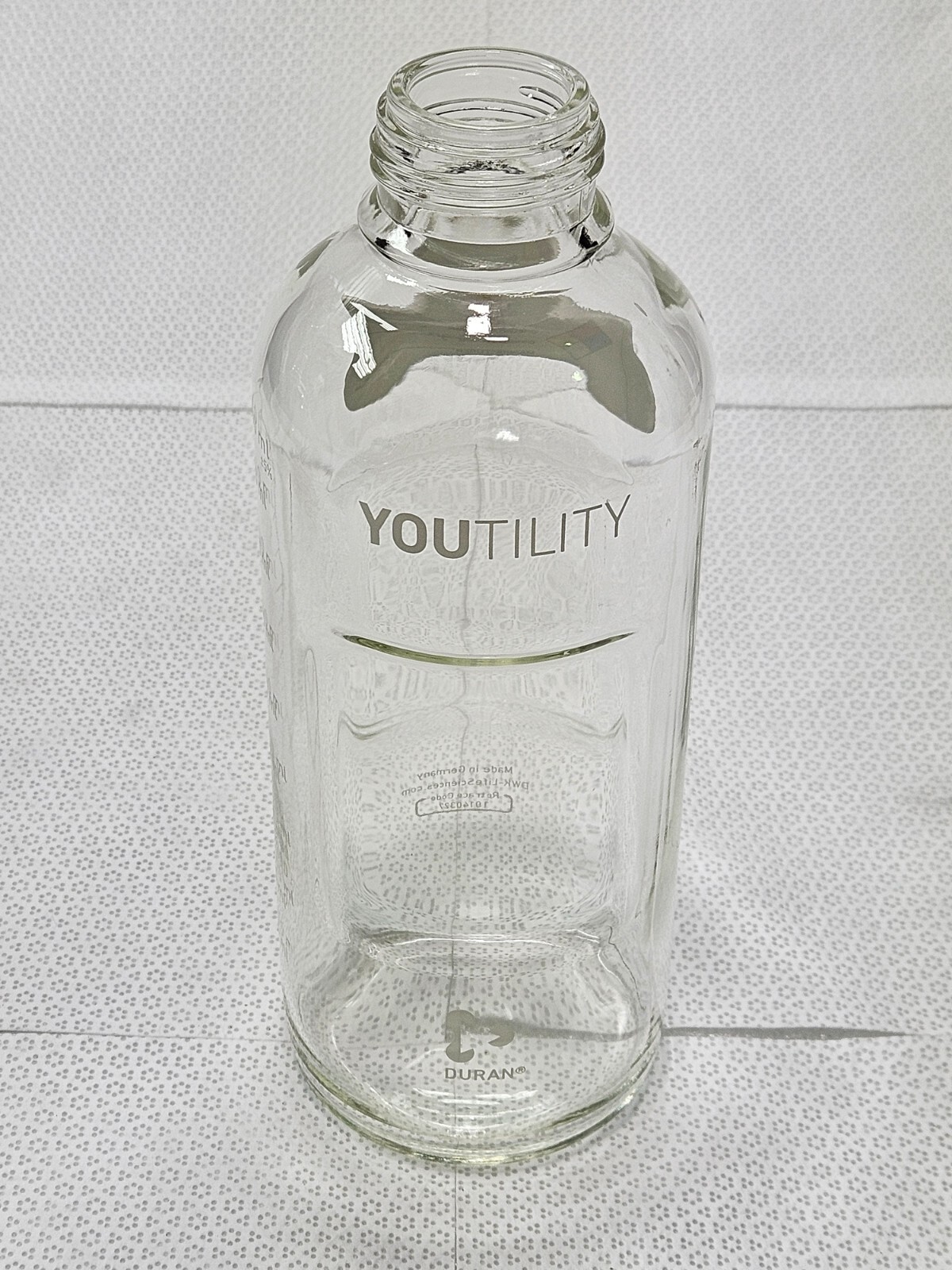 DURAN Youtility # 218815457 Lab.Bottle 1 L. with Out Screw Cap and Pouring Ring