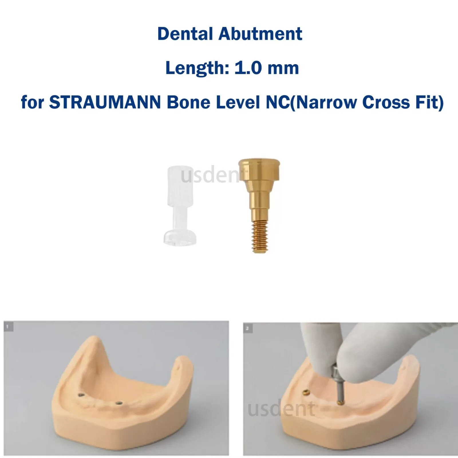 Locator Abutment Compatible with ITI / Straumann Bone Level NC Narrow Platform