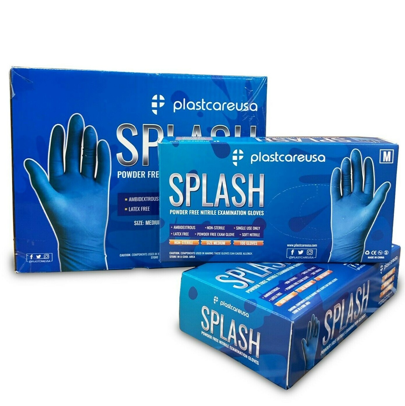 3.5 Mil Nitrile Disposable Gloves Powder Free Latex Free Exam Grade Gloves