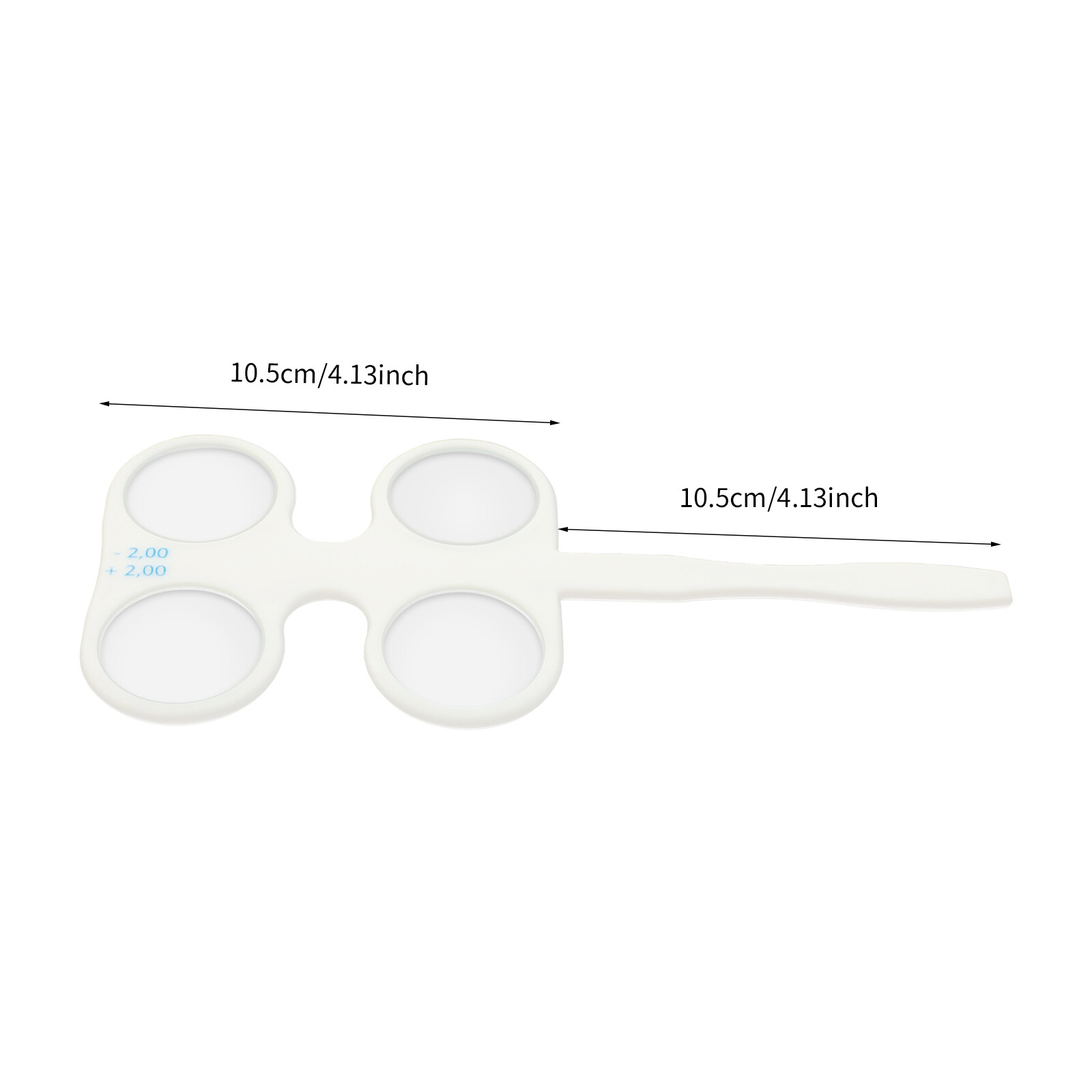 4Pc Optical Optometry Flip Trial Lens Flipper Handle Kit For Confirmation Test